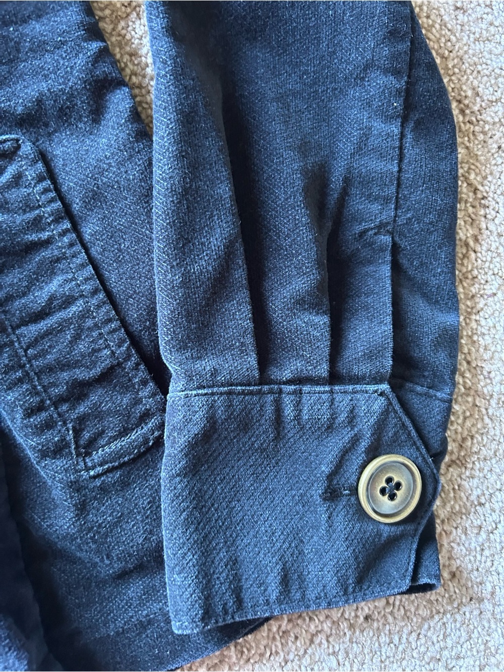 Mossimo Supply Co. Women’s corduroy double-breasted pea coat jacket Size Medium - Picture 8 of 13